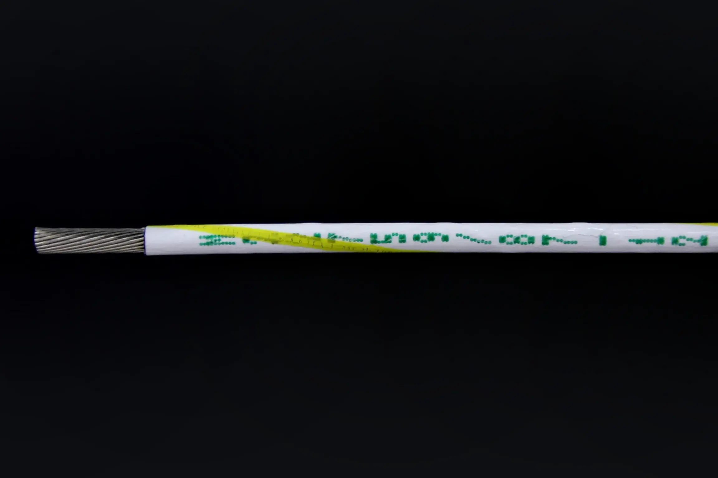 M22759/87 black wire inside wrapper of white color.